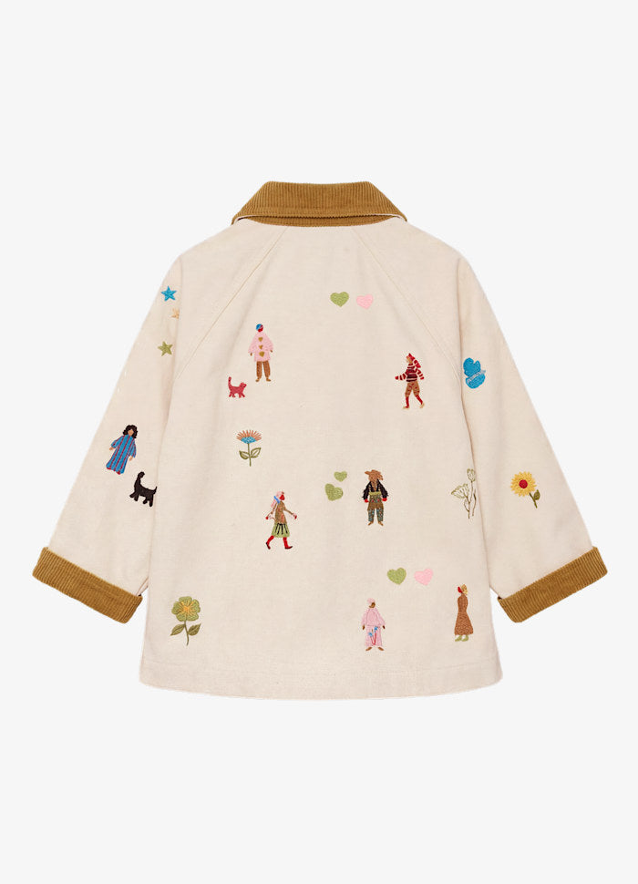 Sissel Edelbo Cara MINI Organic Cotton Kids Jacket White Swan