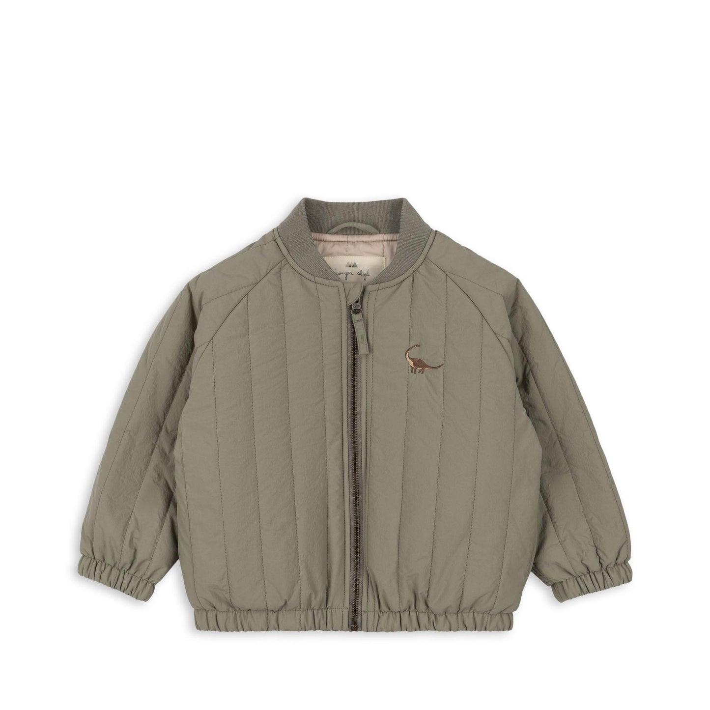 JUNO Classic Bomber Quilted Jacket Laurel Oak