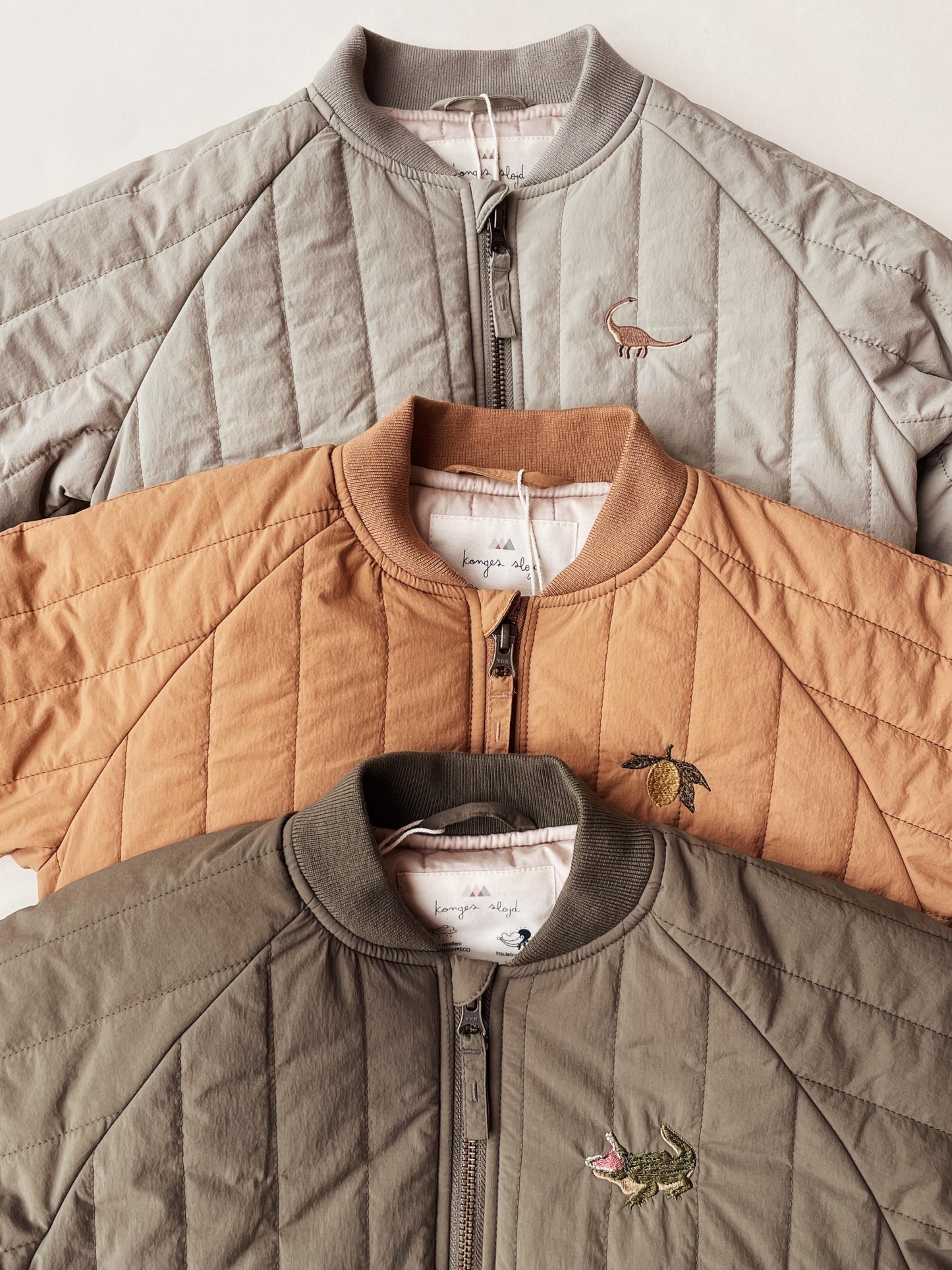 JUNO Classic Bomber Quilted Jacket Laurel Oak