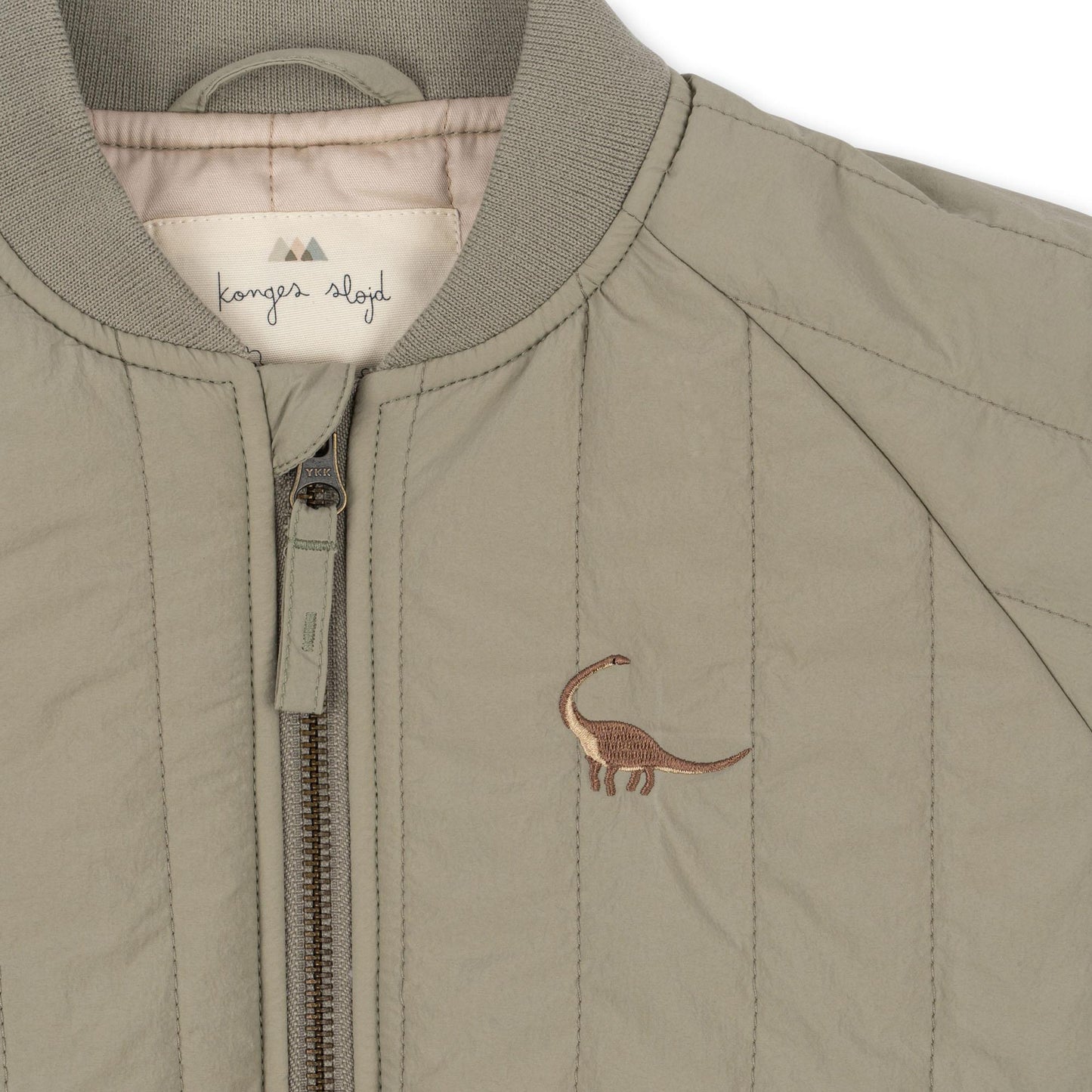 JUNO Classic Bomber Quilted Jacket Laurel Oak