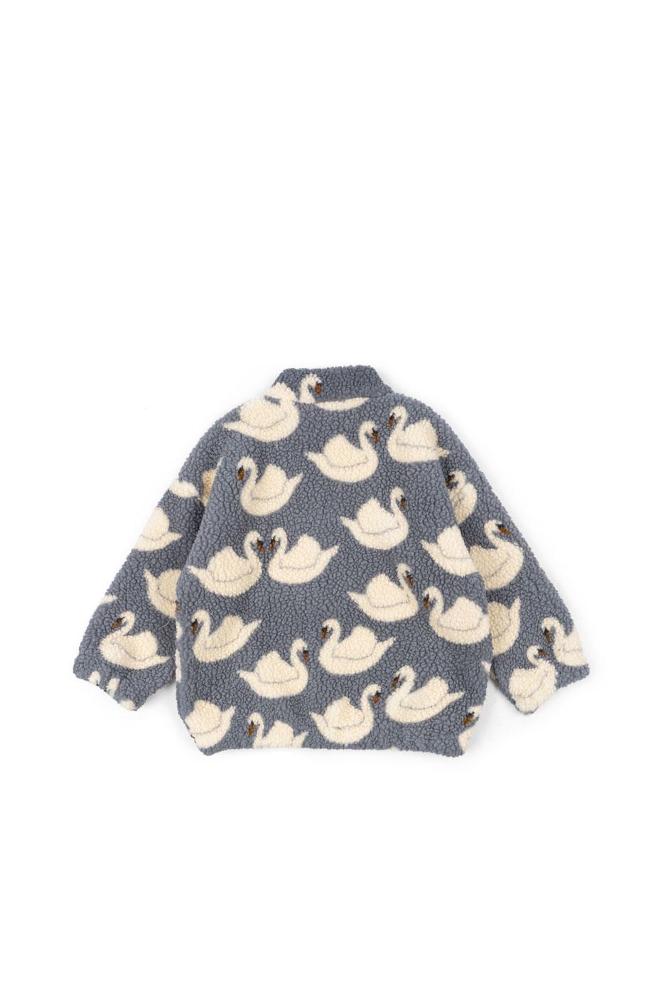 JODY Teddy Organic Cotton Jacket Swan