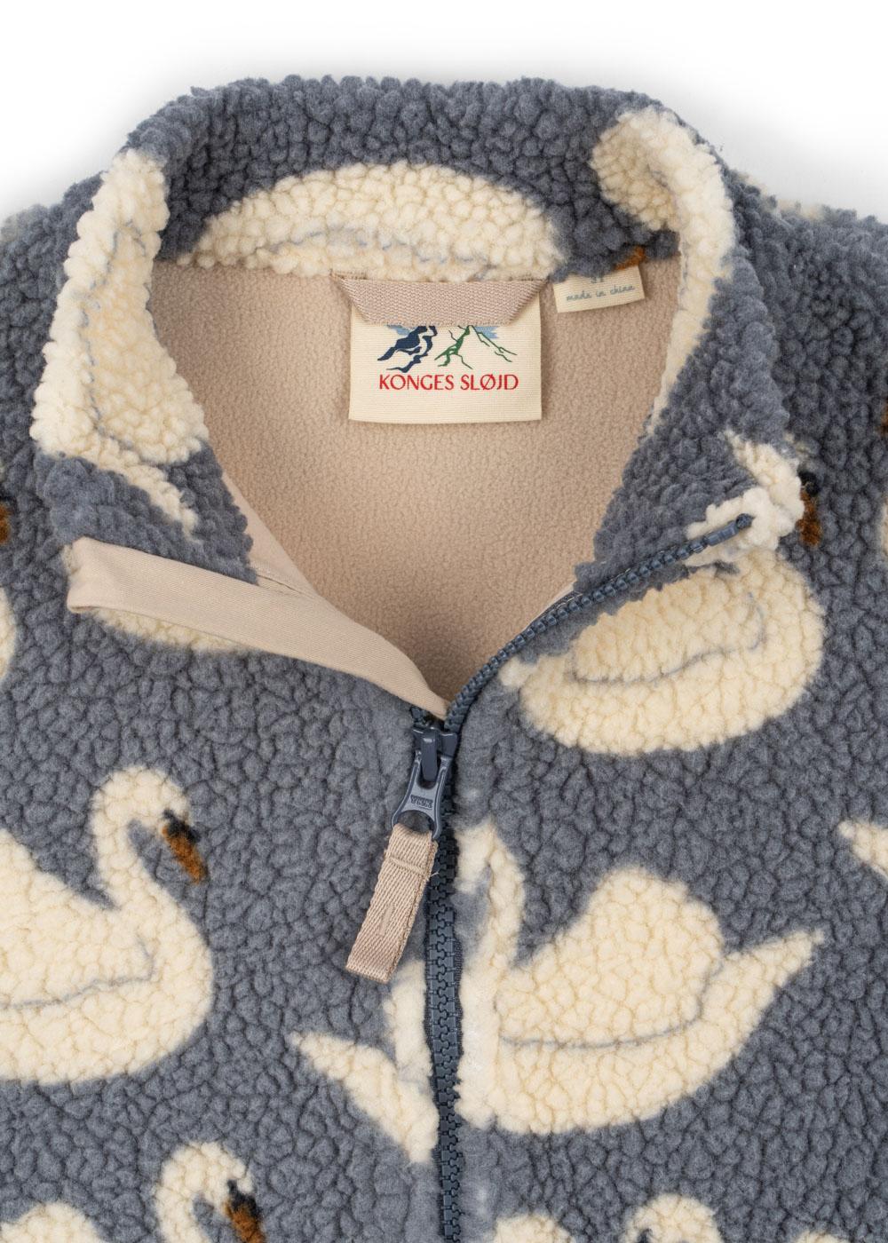 JODY Teddy Organic Cotton Jacket Swan