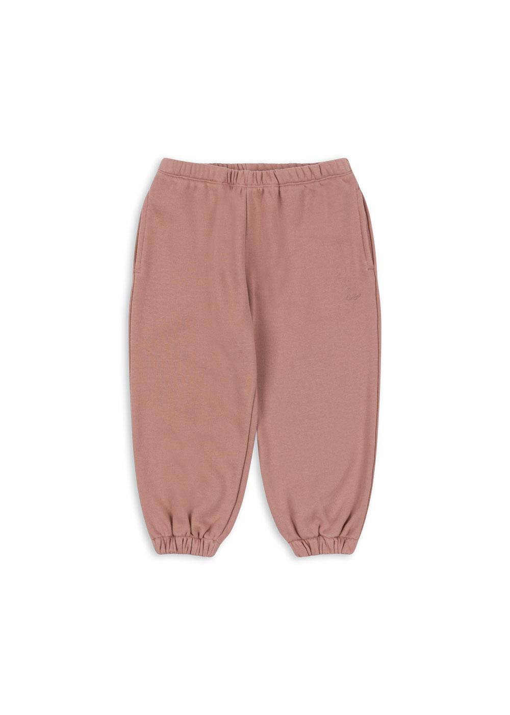 LOU Organic Cotton Sweat Pants Mahogany Rose