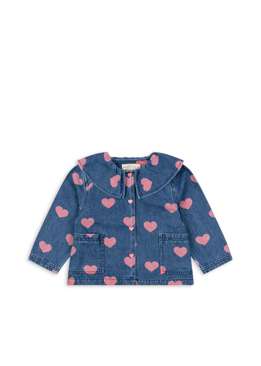 MAGOT Denim Shirt Organic Cotton Hearts