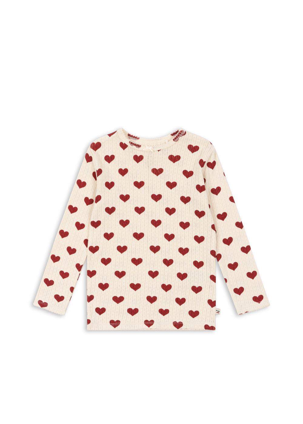 MINNIE Organic Cotton Blouse Hearts