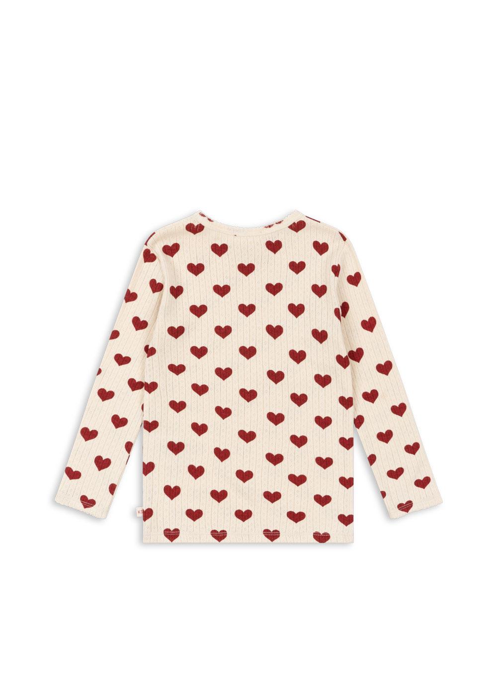 MINNIE Organic Cotton Blouse Hearts