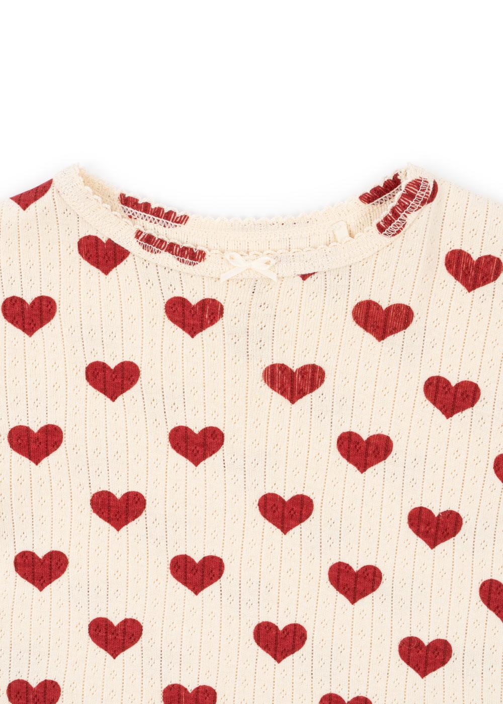 MINNIE Organic Cotton Blouse Hearts