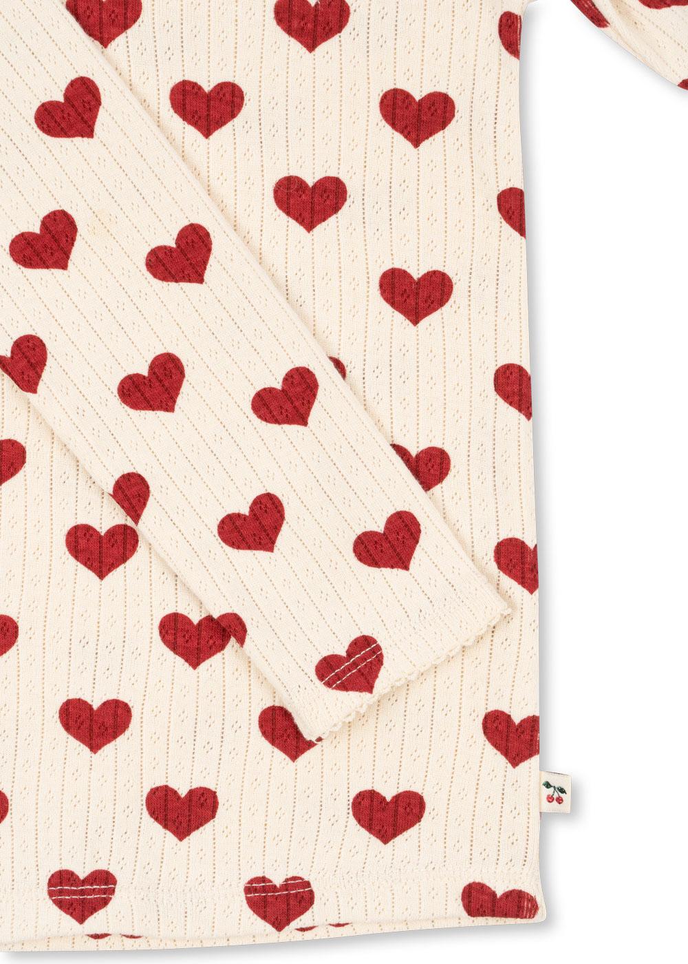 MINNIE Organic Cotton Blouse Hearts