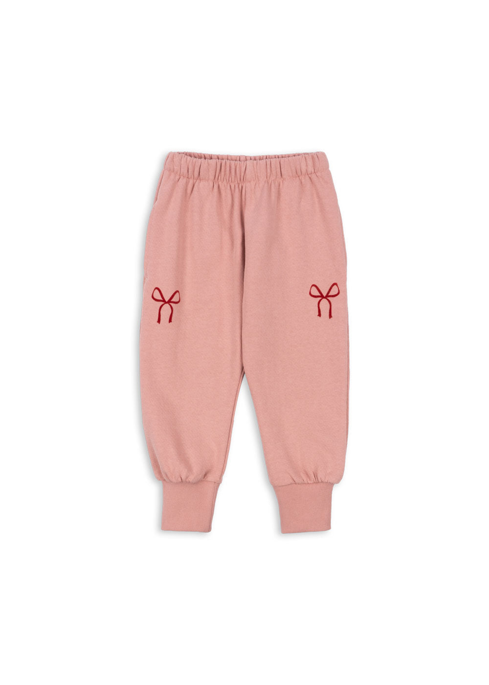 LOUPY LOU Organic Cotton Sweat Pants Bow Rose