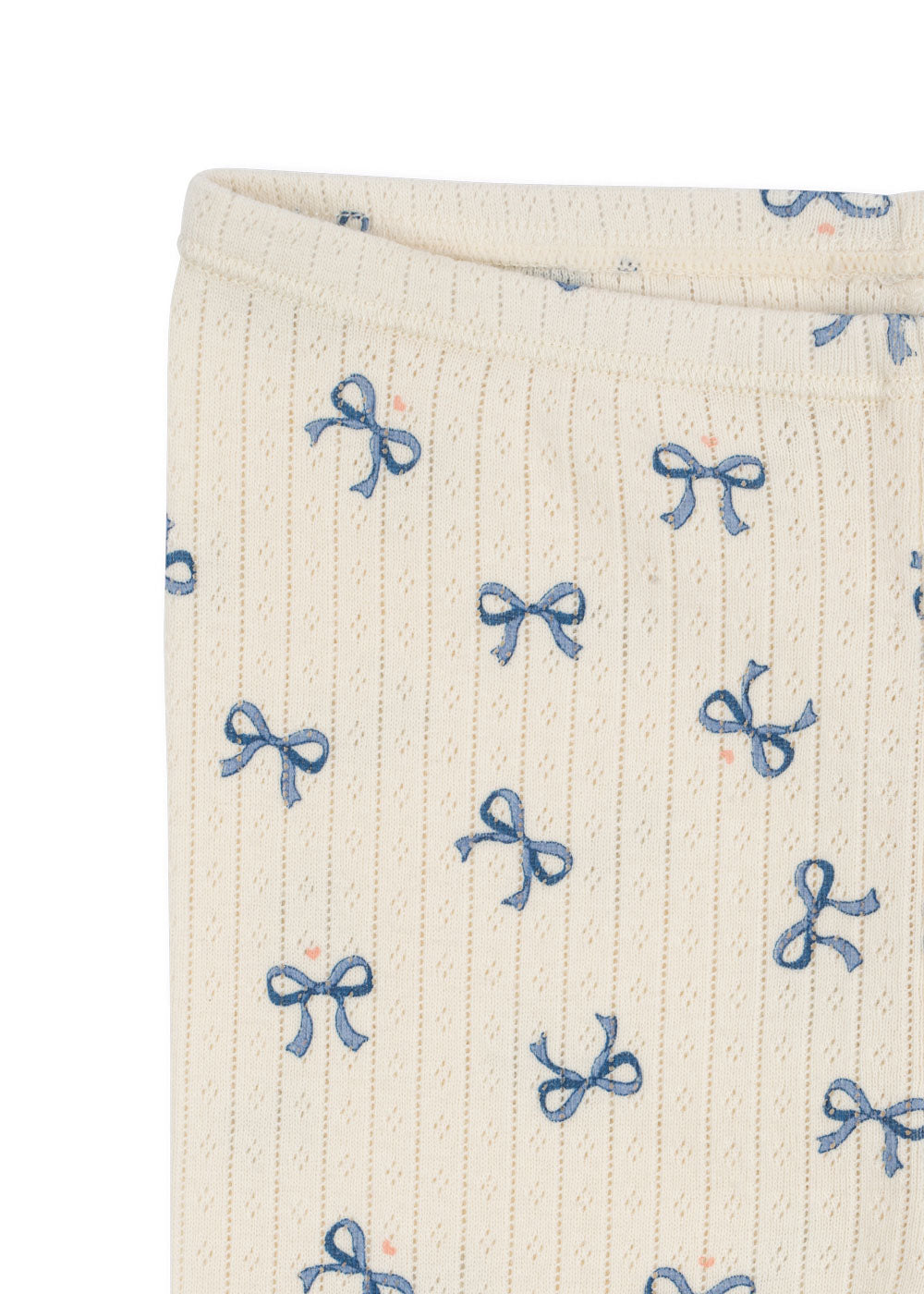 Minnie Organic Cotton Pants Bow Blue