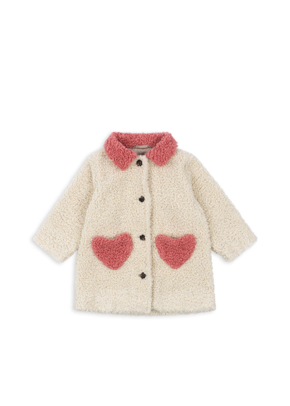 CALIN Collar Coat Antique White