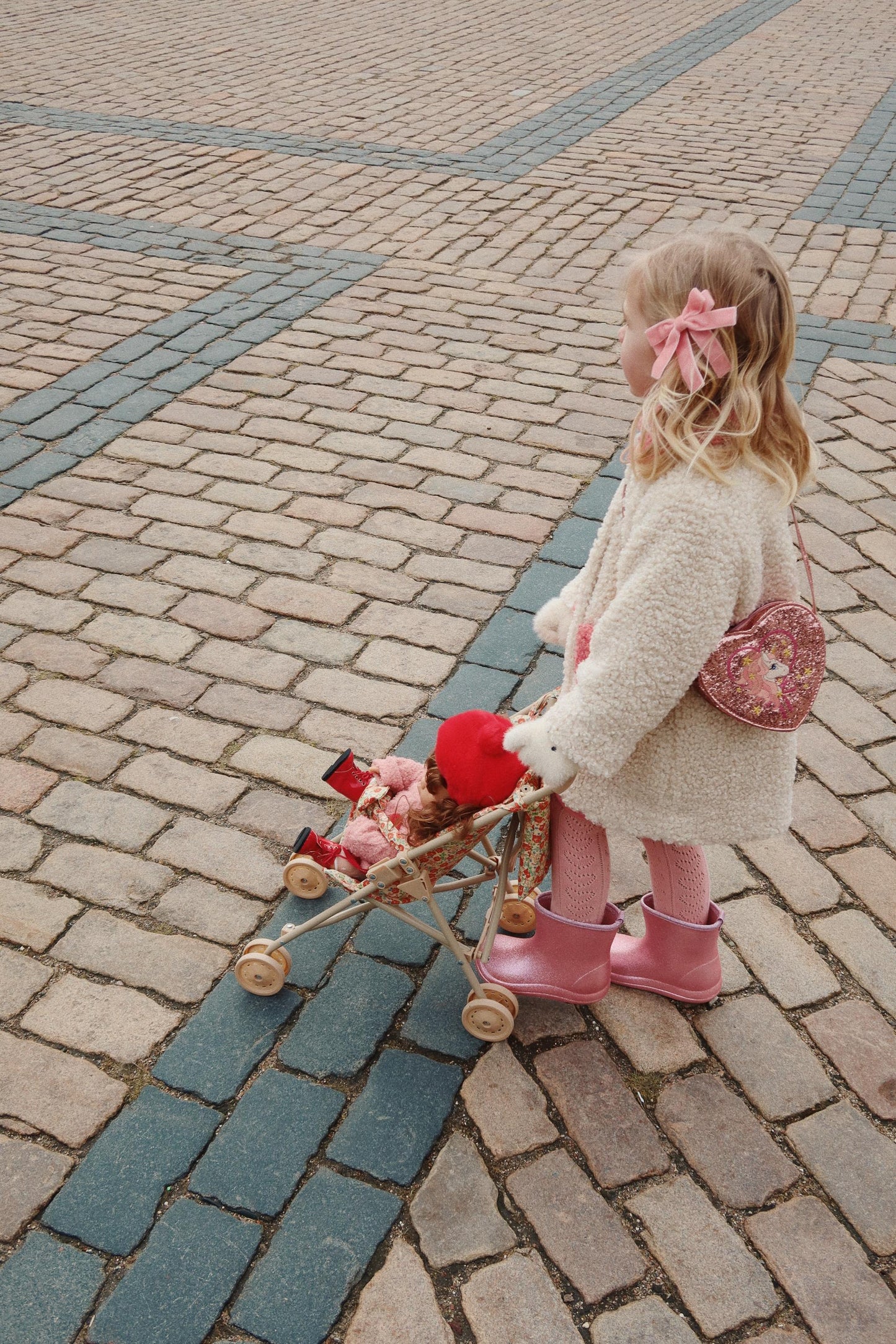 CALIN Collar Coat Antique White