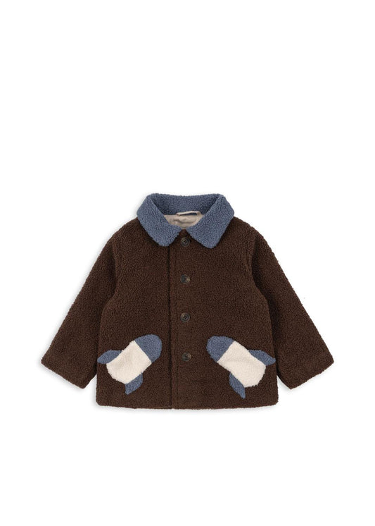 CALIN Rocket Collar Coat Cappuccino