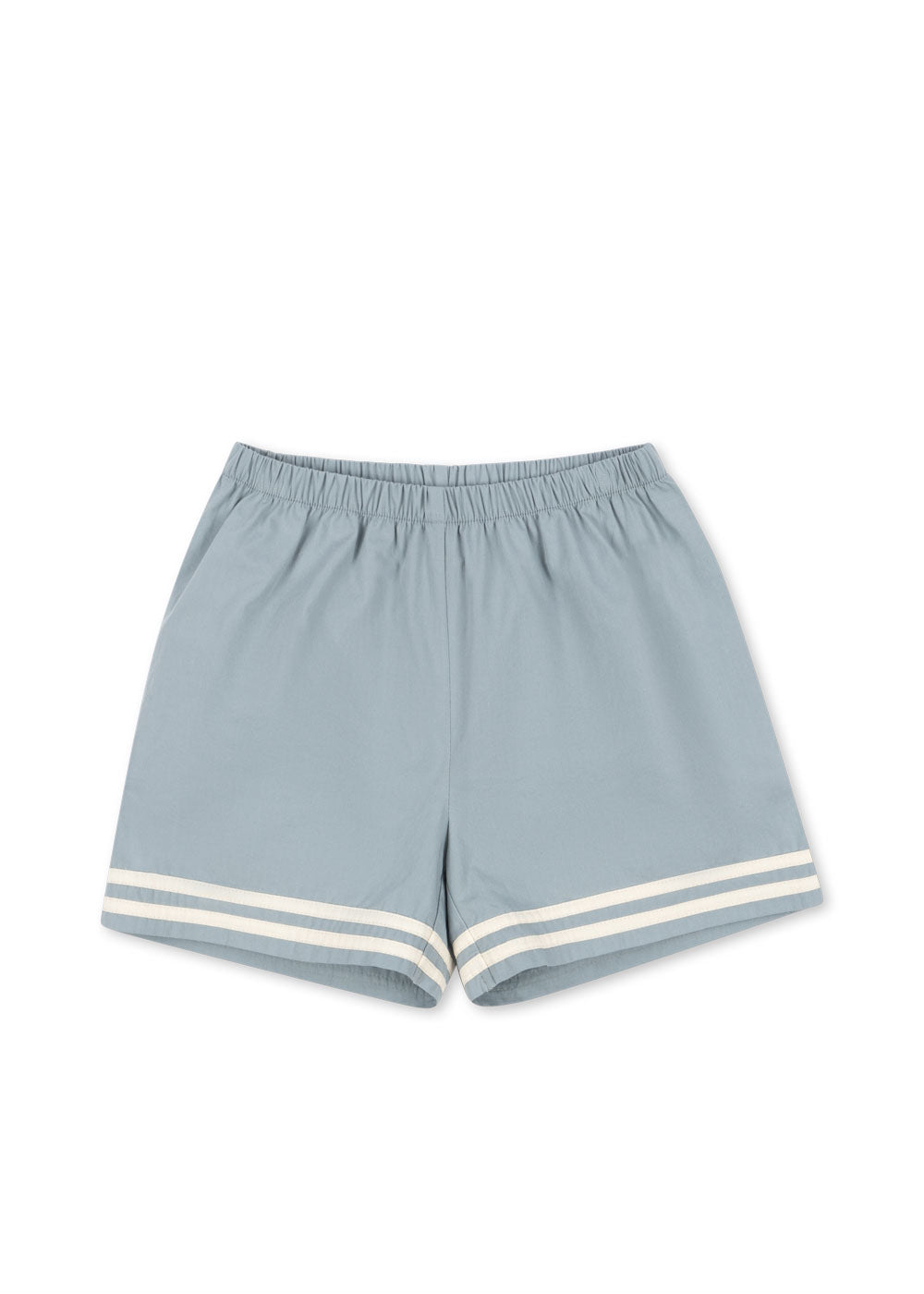 Kids Organic Cotton Sailor Shorts Light Blue