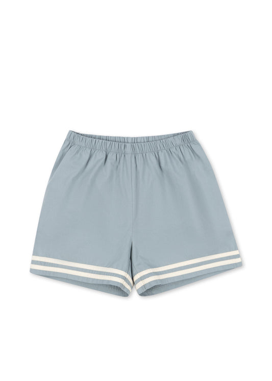 Kids Organic Cotton Sailor Shorts Light Blue