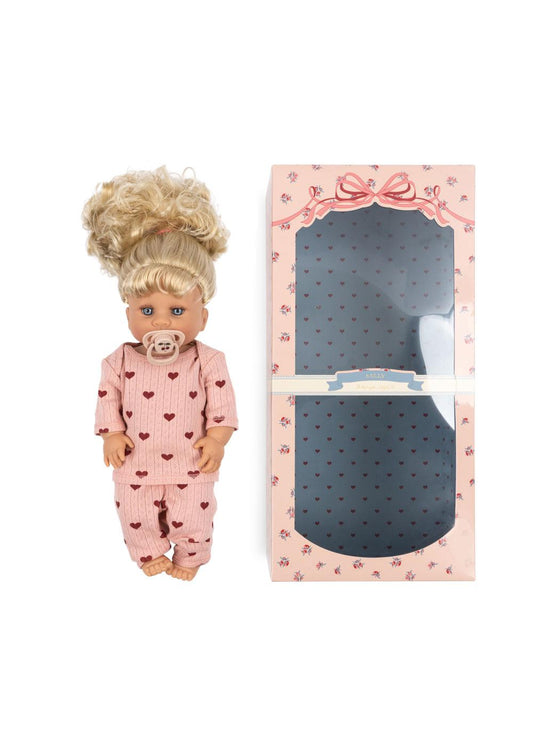 Sally Doll Blonde Hair Heart Pajamas