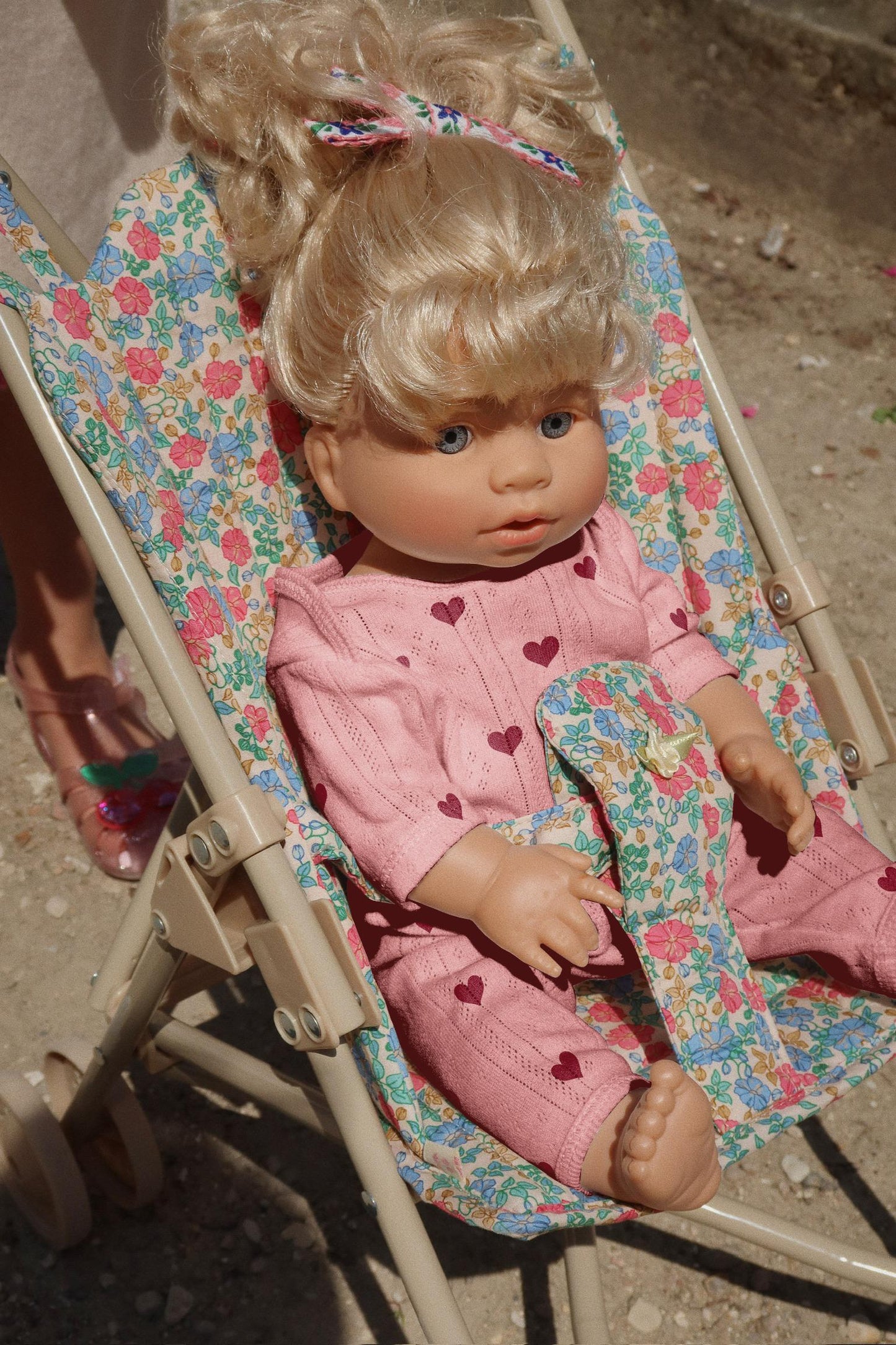 Sally Doll Blonde Hair Heart Pajamas