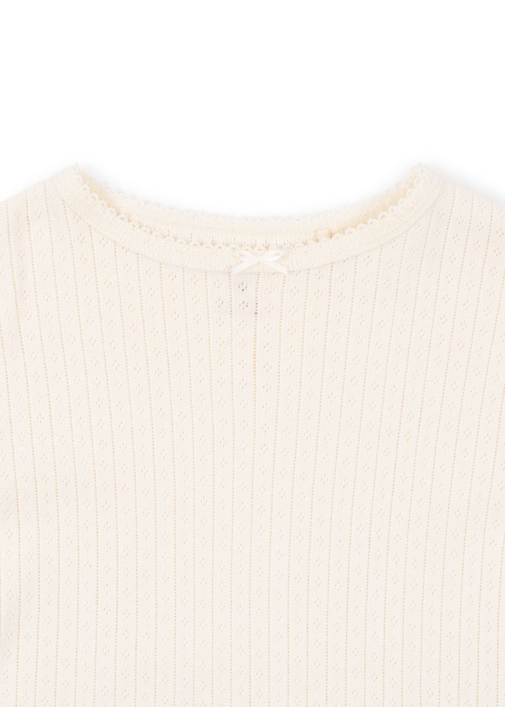 MINNIE Organic Cotton Long Sleeves Blouse Antique White