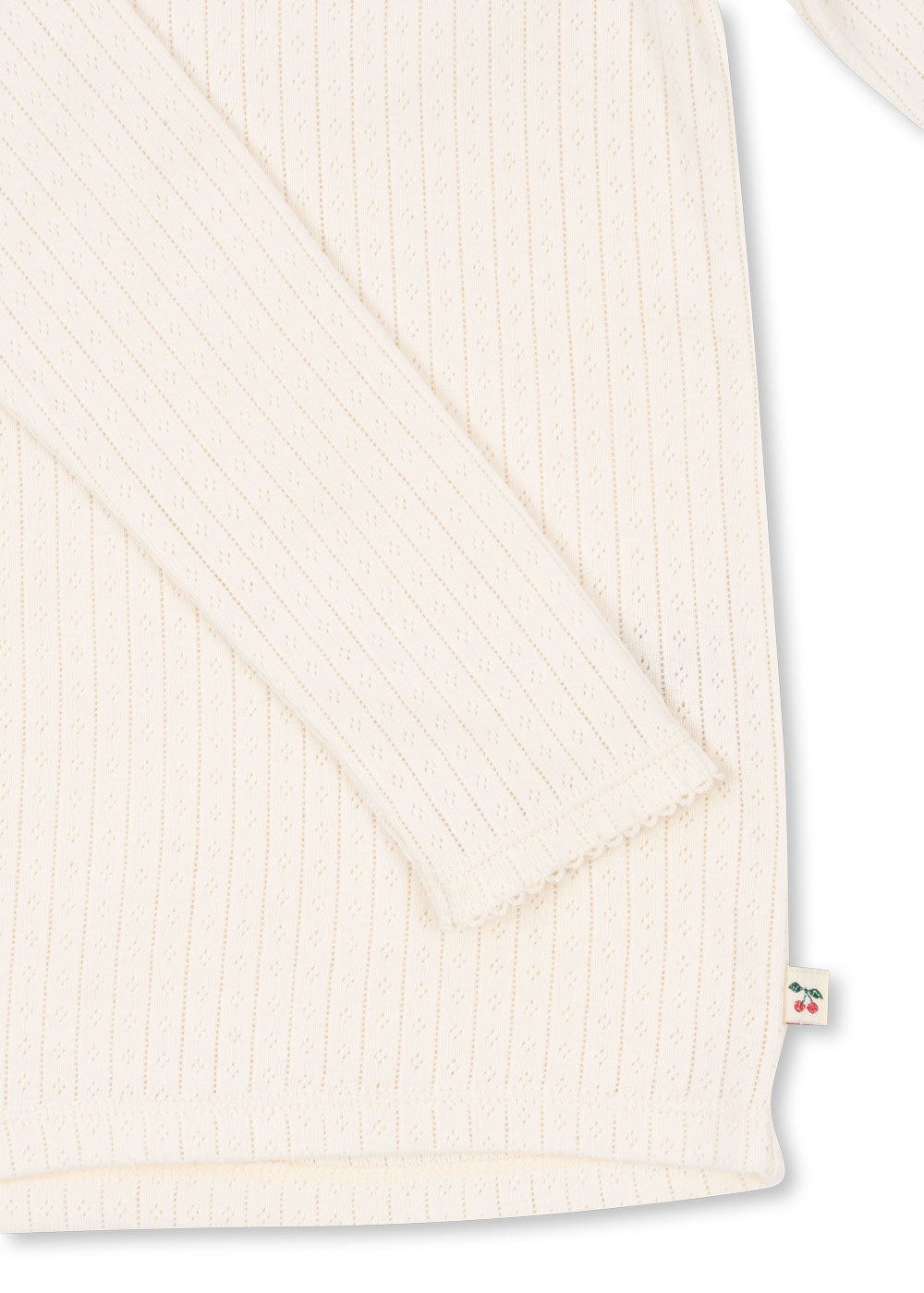 MINNIE Organic Cotton Long Sleeves Blouse Antique White