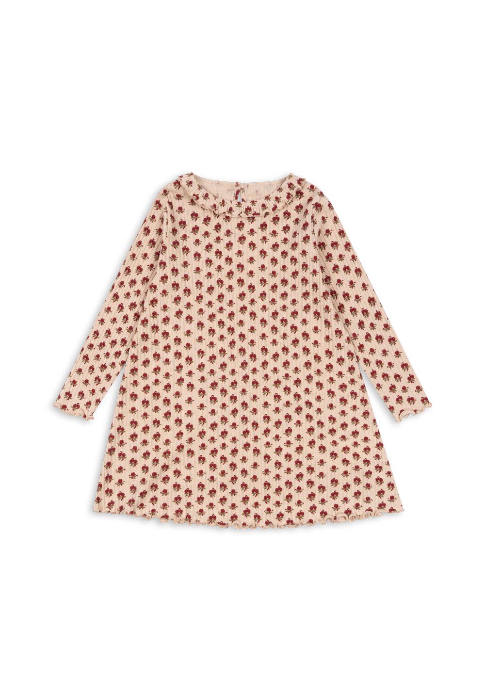 NIA Organic Cotton Floral Print Long Sleeves Dress Ruby Rose