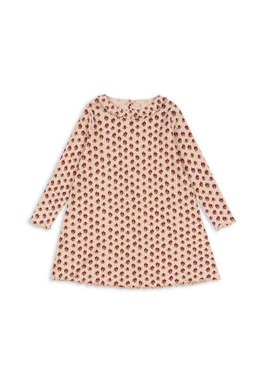 NIA Organic Cotton Floral Print Long Sleeves Dress Ruby Rose