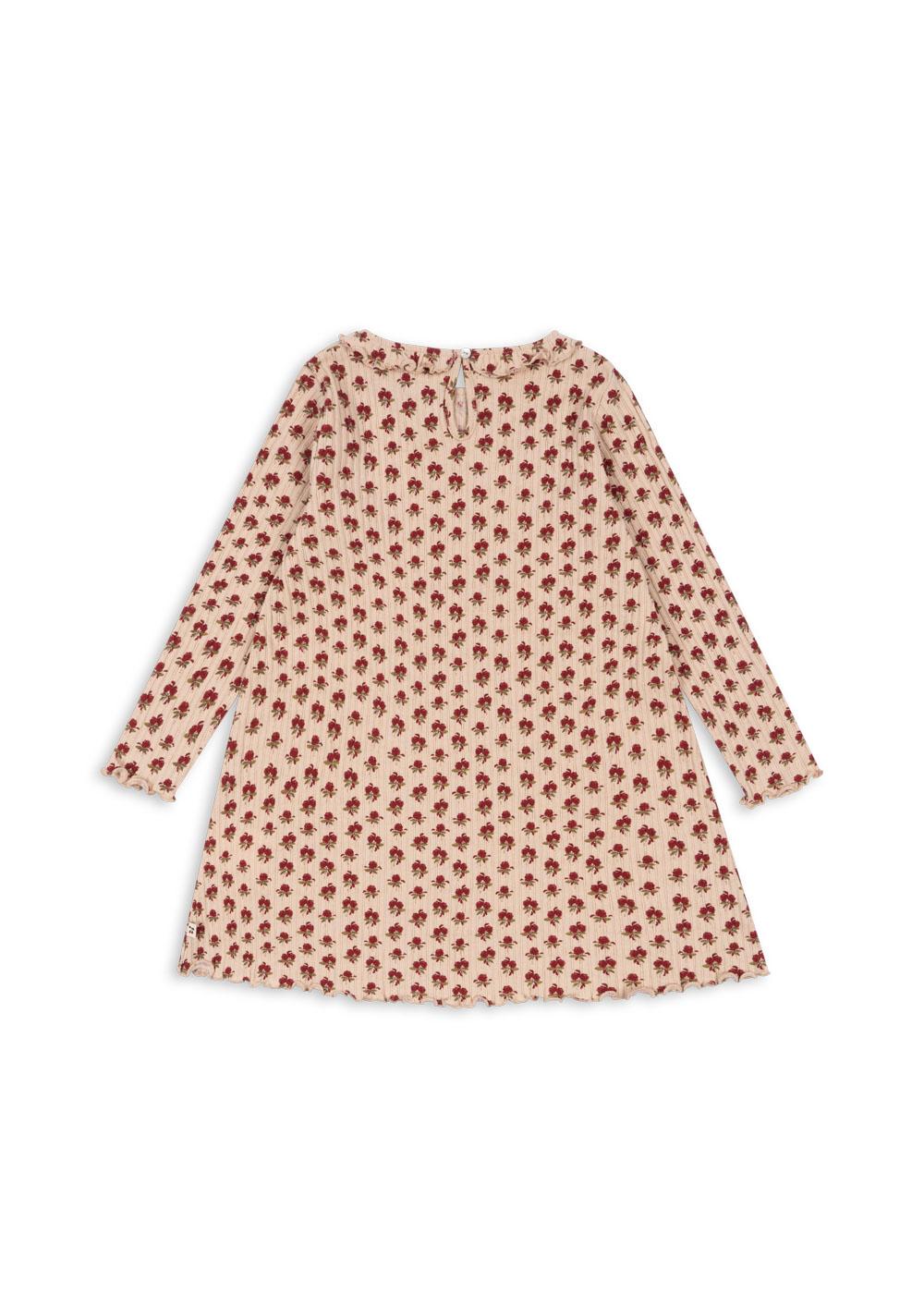 NIA Organic Cotton Floral Print Long Sleeves Dress Ruby Rose