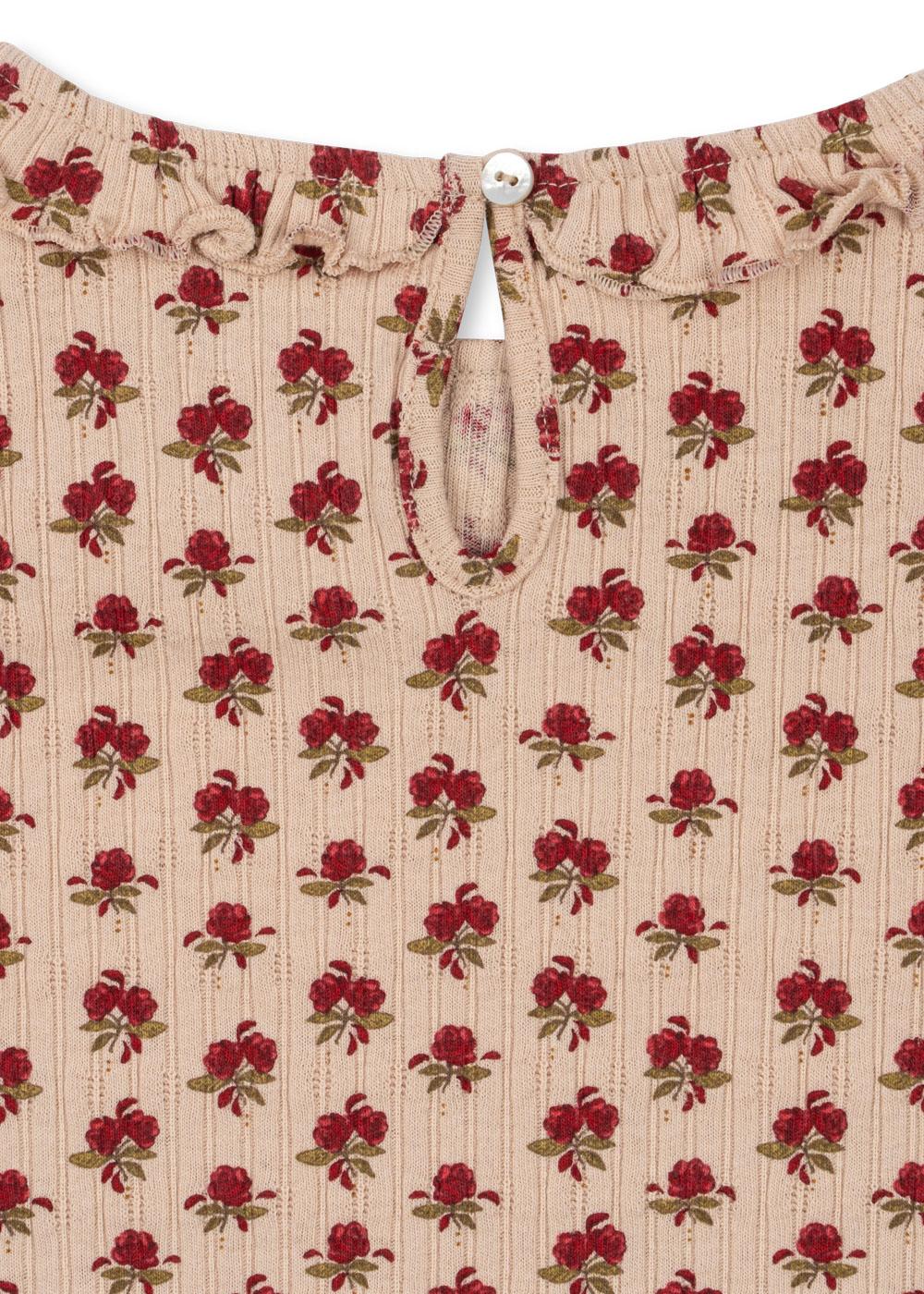 NIA Organic Cotton Floral Print Long Sleeves Dress Ruby Rose