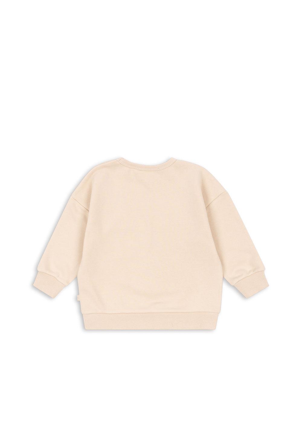 LOU Sequin Organic Cotton Sweatshirt Brazillian Sand