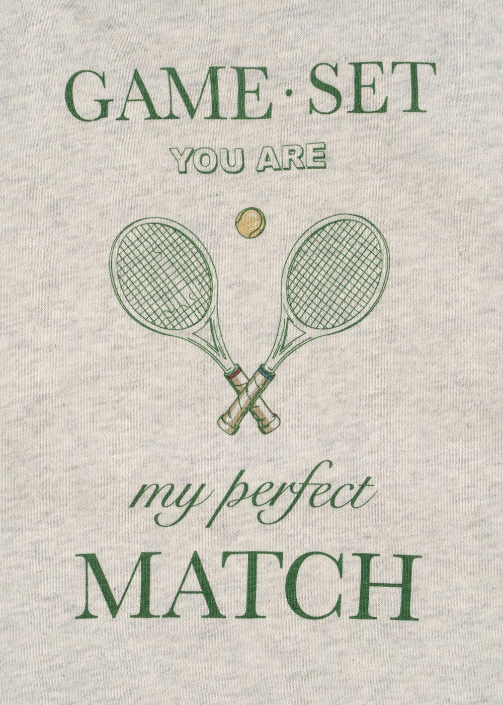 SPOTTY Long Sleeves Organic Cotton Polo Off White Melange