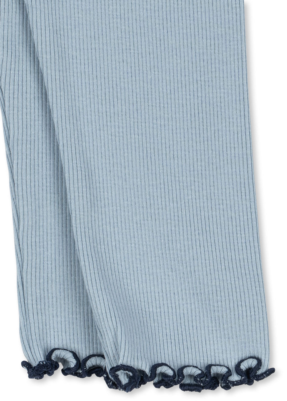 RIVI Organic Cotton Basics Ribbed Kids Loungewear Set Sky Blue