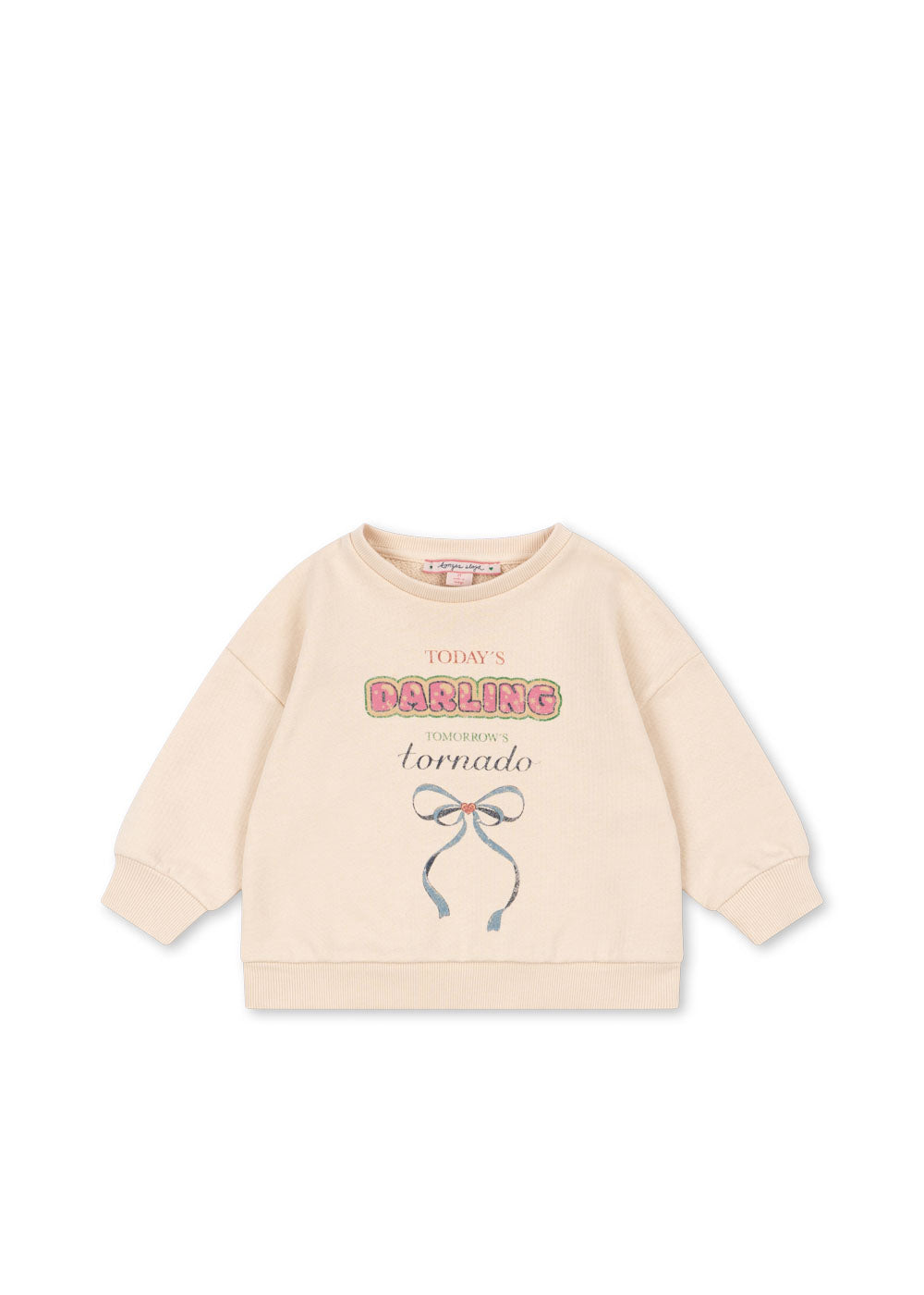 LOUPY LOU Organic Cotton Sweat Shirt Brazillian Sand