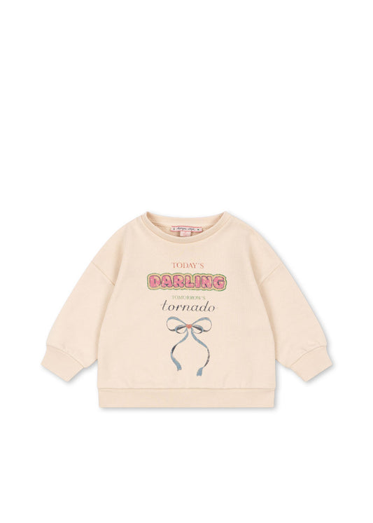 LOUPY LOU Organic Cotton Sweat Shirt Brazillian Sand