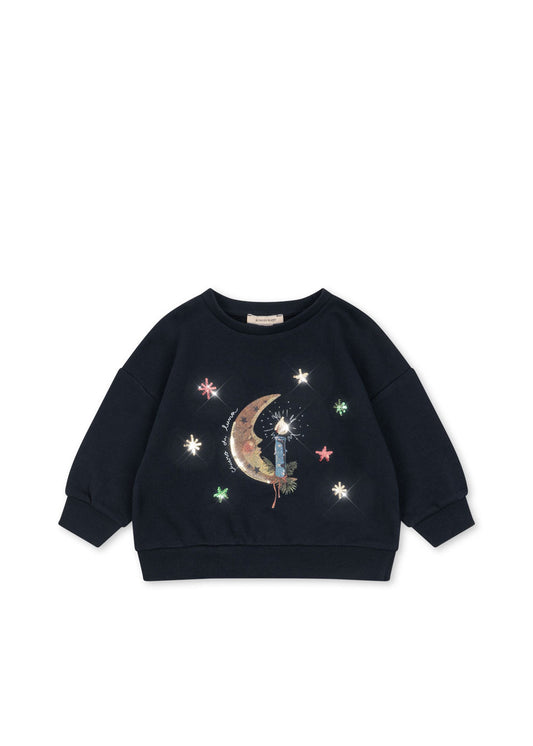 LOUPY LOU Organic Cotton Sweatshirt Dark Navy