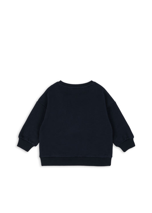 LOUPY LOU Organic Cotton Sweatshirt Dark Navy