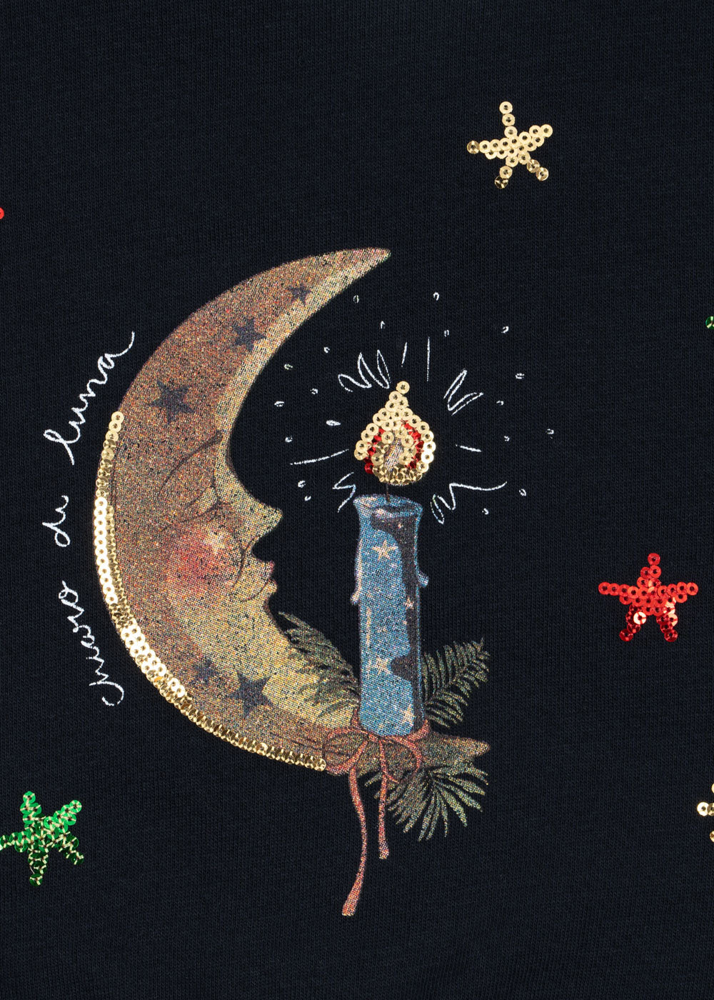 LOUPY LOU Organic Cotton Sweatshirt Dark Navy