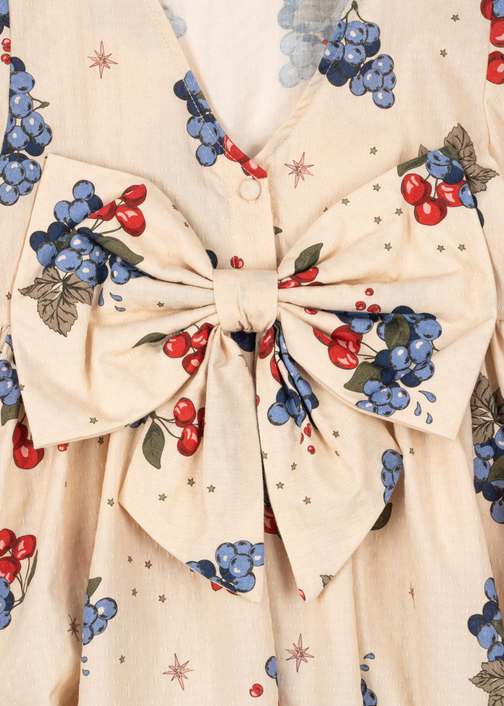 AVI Organic Cotton Long Sleeves Bow Dress