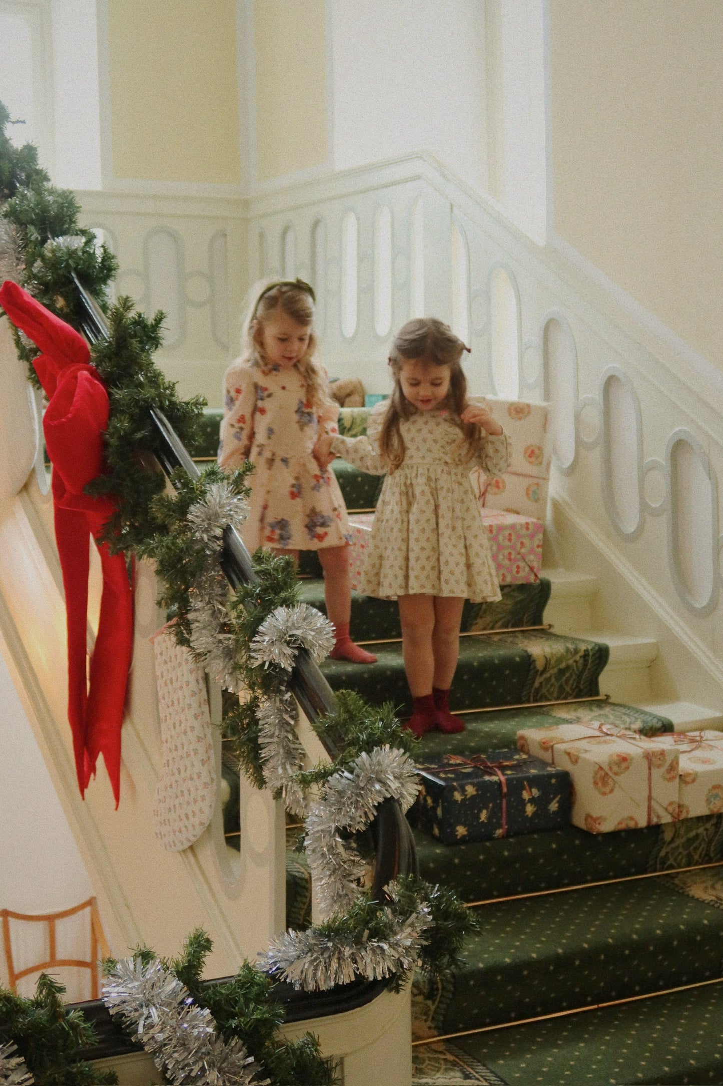 AVI Organic Cotton Long Sleeves Bow Dress