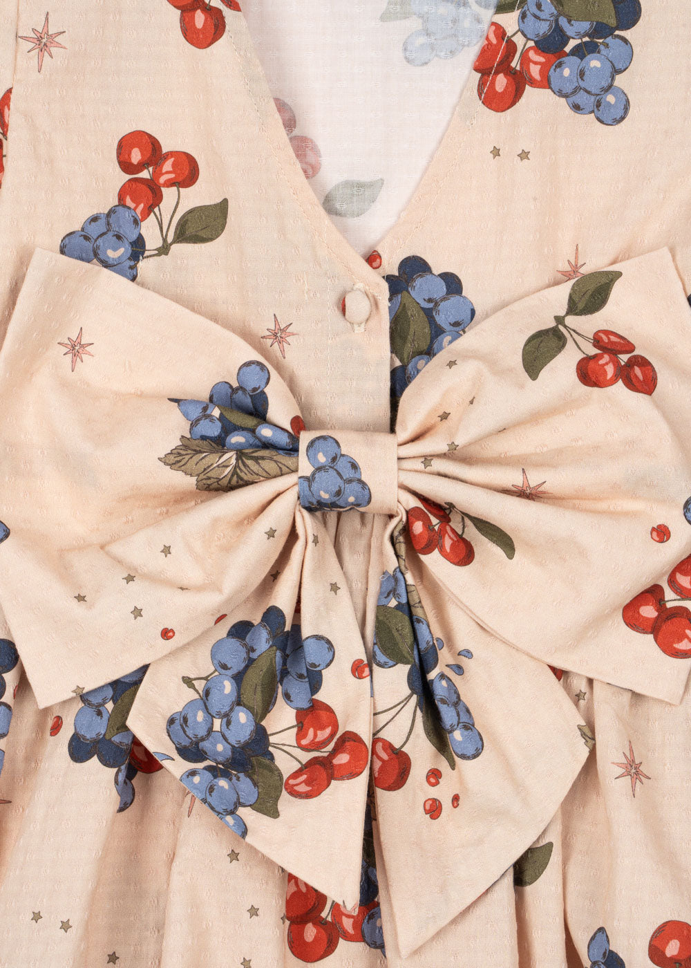 AVI Organic Cotton Long Sleeves Bow Dress