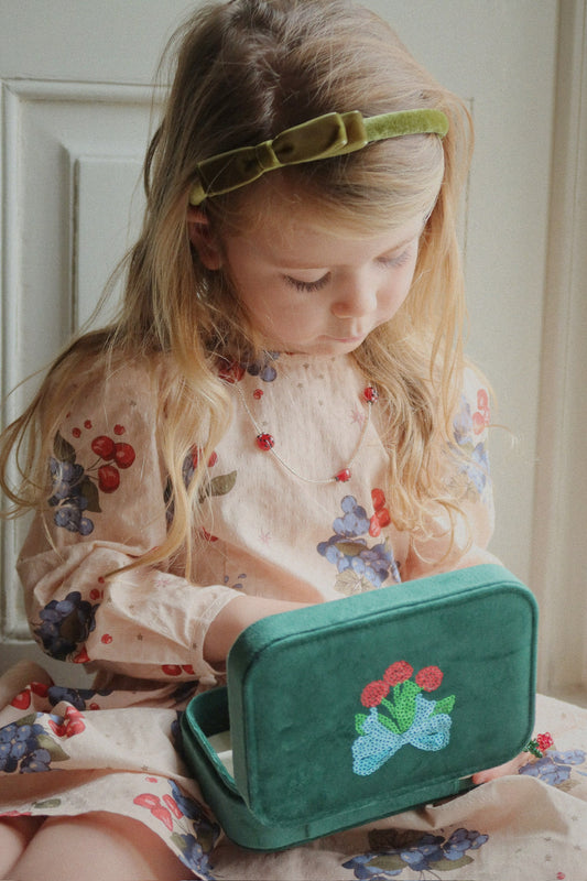 AVI Organic Cotton Long Sleeves Bow Dress