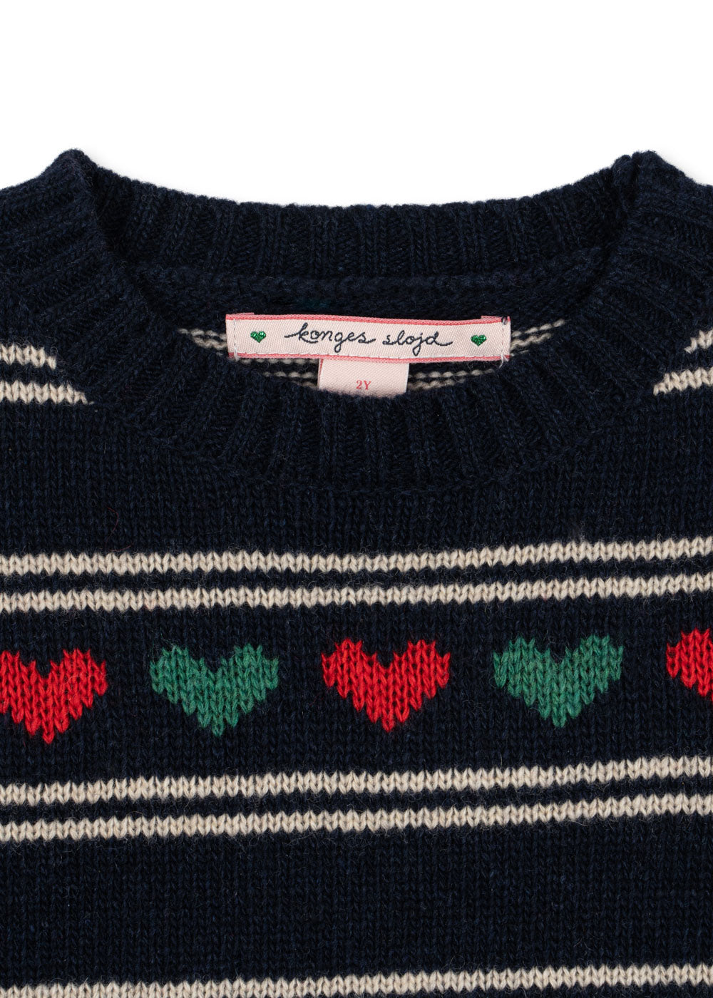 BELOU Holidays Heart Wool Knit Dress Heart