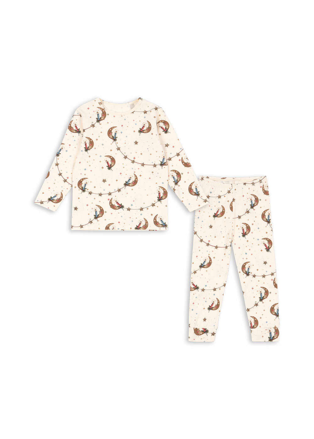 Christmas Kids Organic Cotton Basic Pyjama Blouse Set Luna