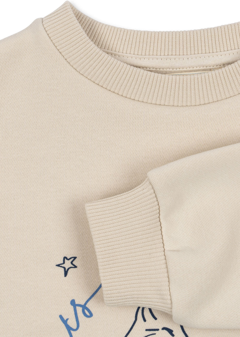 LOU Organic Cotton Long Sleeves Sweatshirt Sand