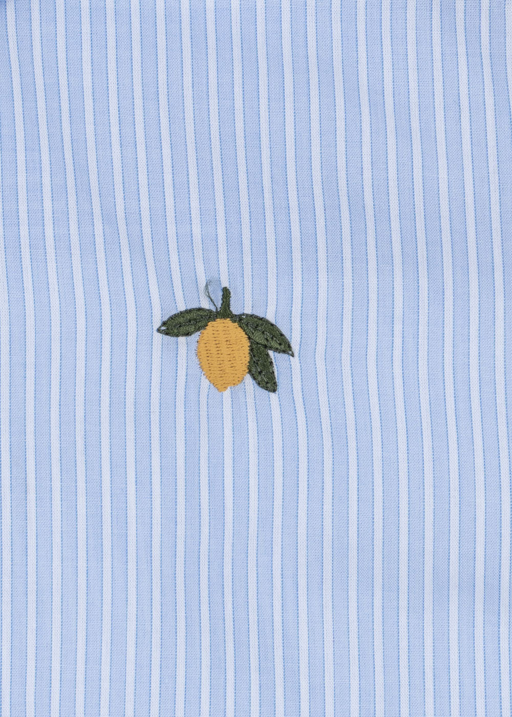 WES Long Sleeves Shirt Organic Cotton Blue Stripe