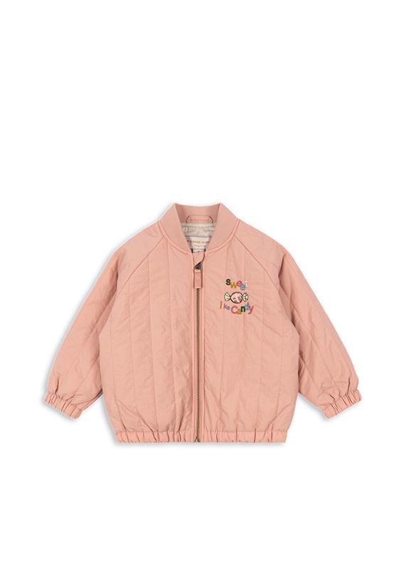 JUNO Bomber Jacket Candy Cameo Brown