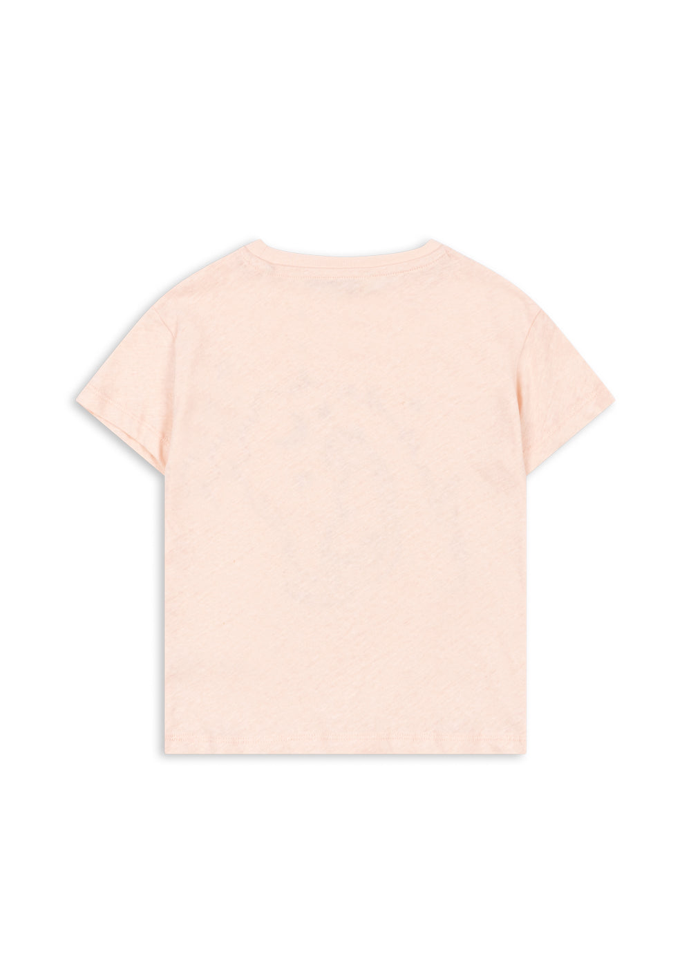 Kids Organic Cotton Short Sleeves Cat & Moon T-Shirt Pink