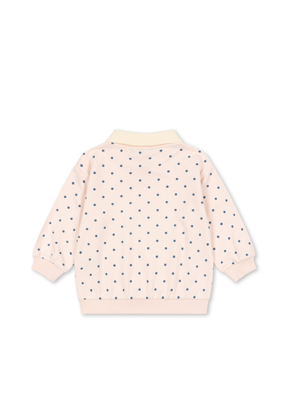 Konges Sløjd Spotty Long Sleeves Polka Dot Sweatshirt with Sequin Ice Cream Pale Pink