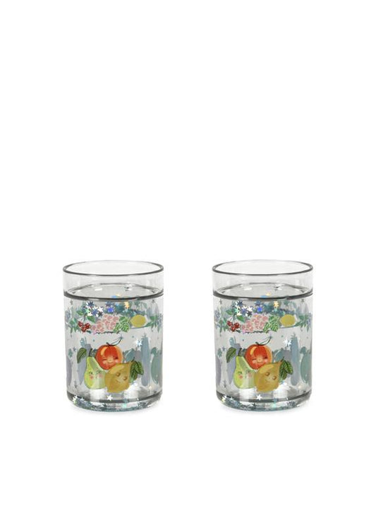 2 Pack Glitter Cups Fruity