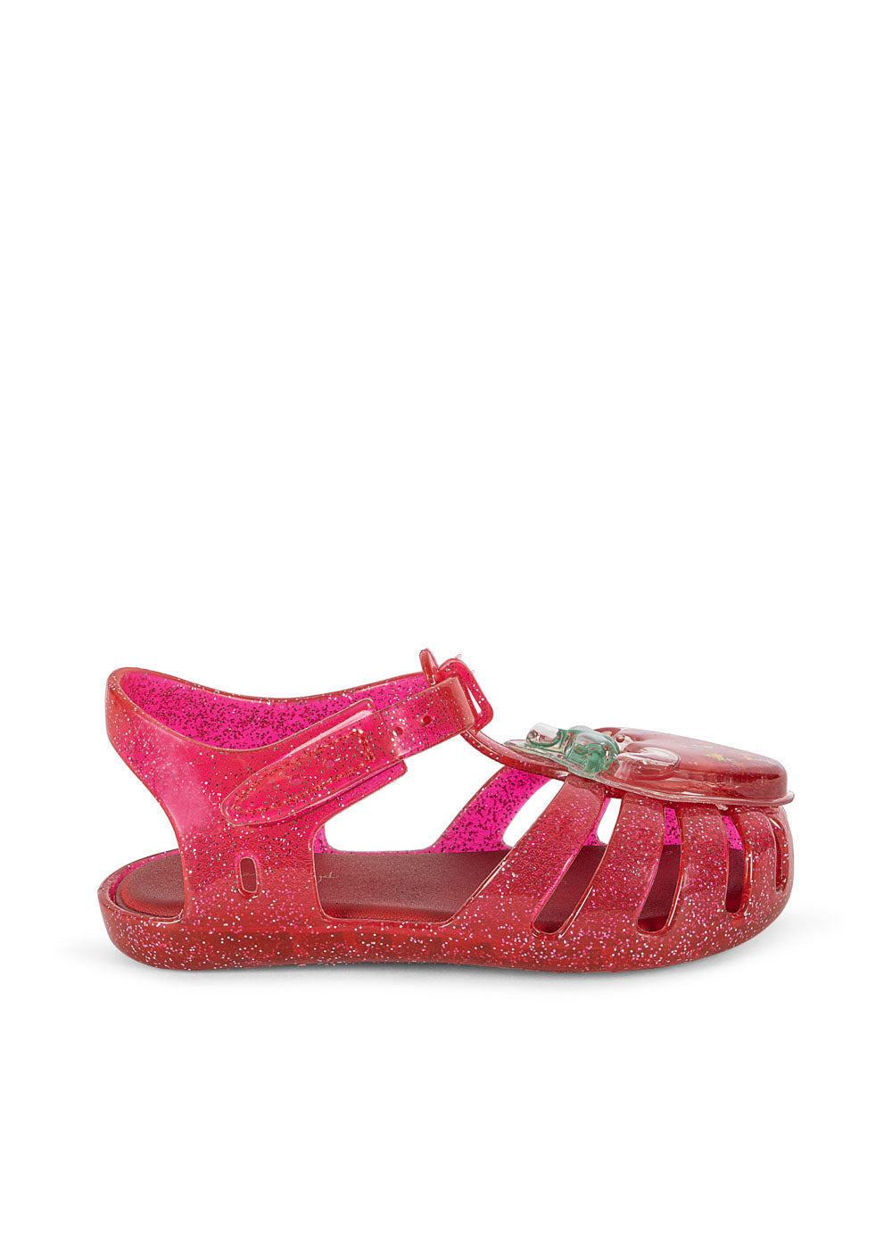 LILO Pink Sparkle Jelly Sandals Strawberry