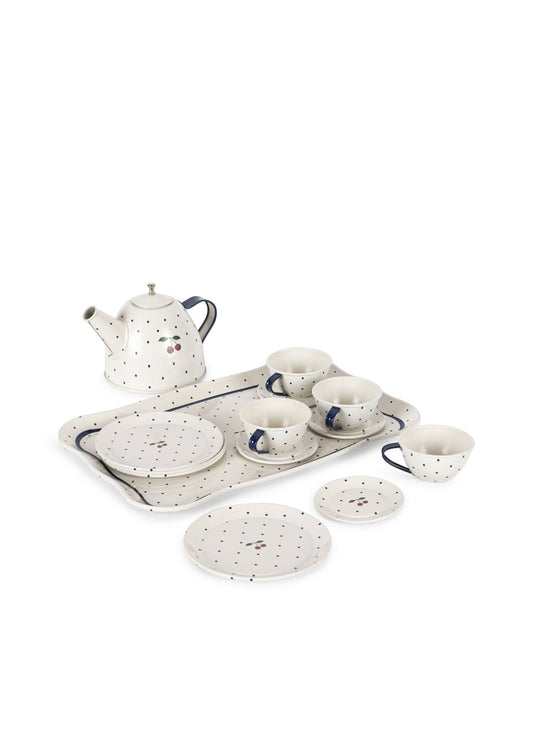 Cherry Polka Dot Kids Tea Party Set