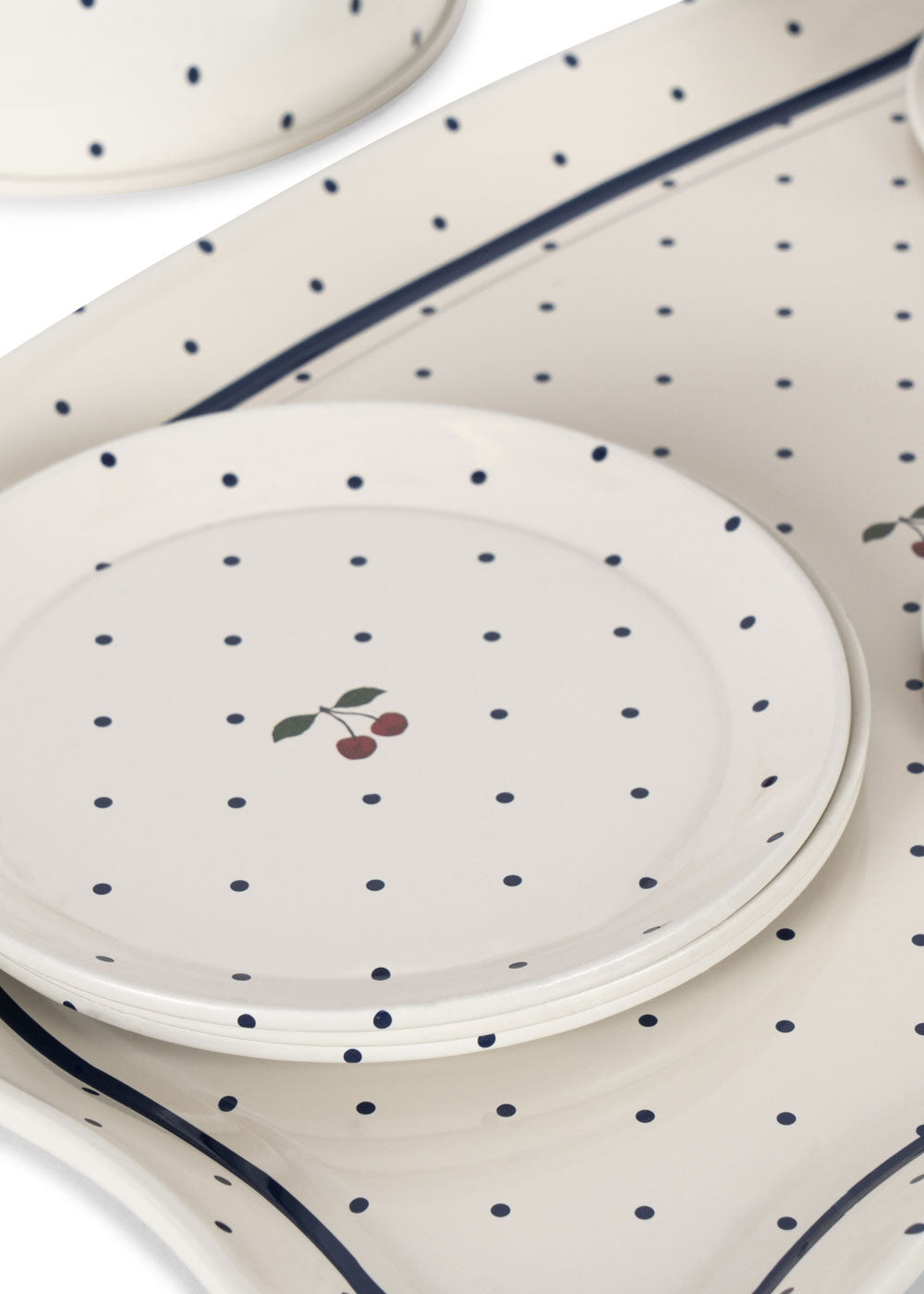 Cherry Polka Dot Kids Tea Party Set